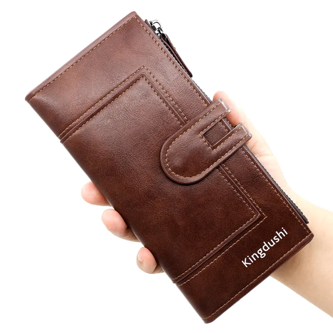 ElegantLeather – Long Leather Wallet for Women