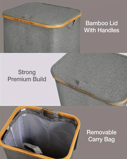 Panier à linge contemporain pliable