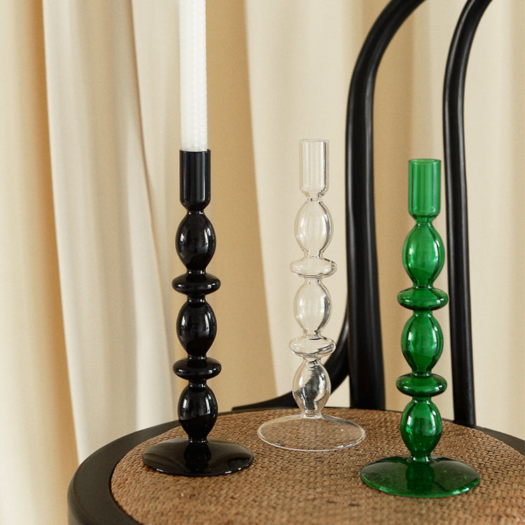 Floroux Bougeoirs en couches pastel