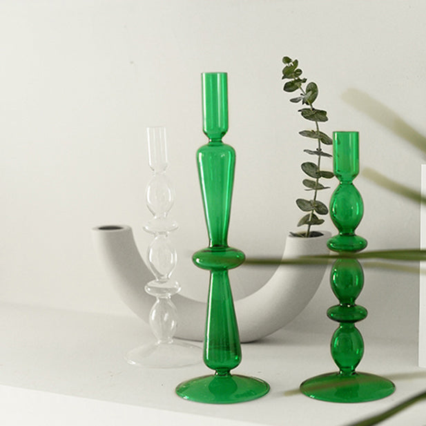 Floroux Bougeoirs en couches pastel