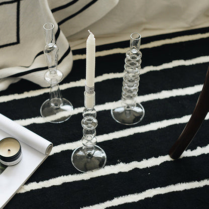 Chandelier à bougie superposé coloré pastel Garduru