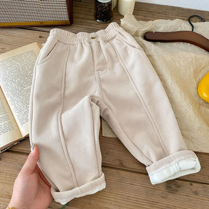 Pantalons en velours côtelé pour enfants