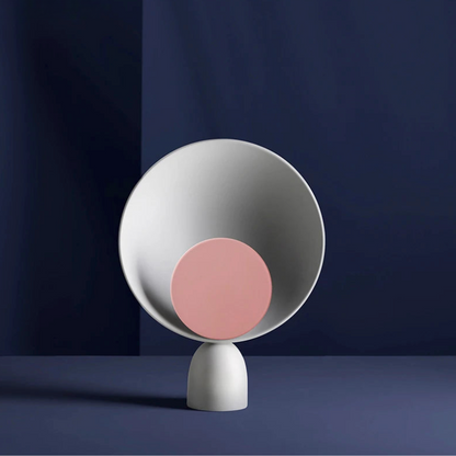 Floroux - Élégante lampe de table ronde LED