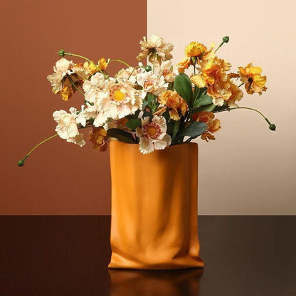 Ceramic vase Floroux | Elegant decoration | Colorful accessory for the home | For flowers and dry arrangements