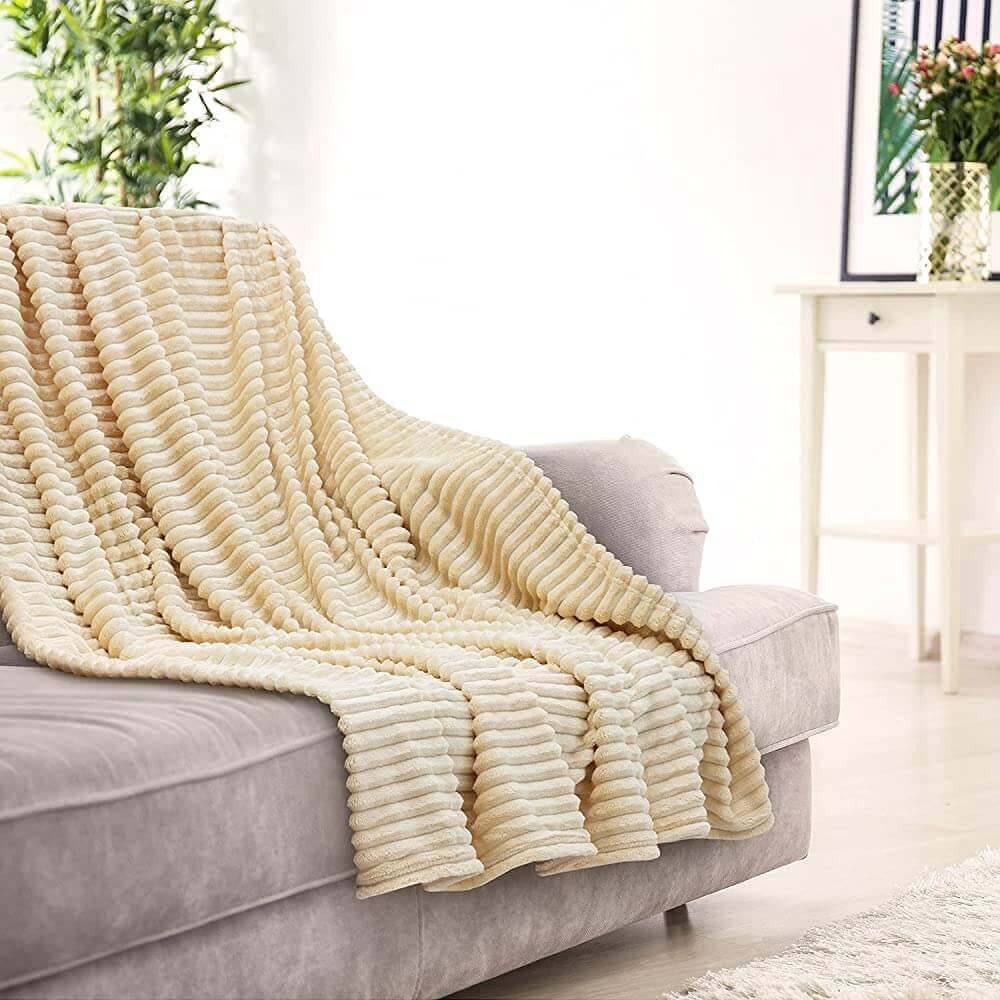 Couvertures Douces - Douces, Confortables - Parfaites pour Lit, Canapé, Divan