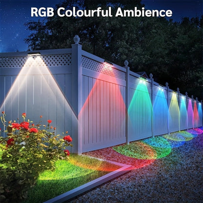 SolarShine Applique Murale - Éclairage Solaire LED Coloré pour l'Extérieur