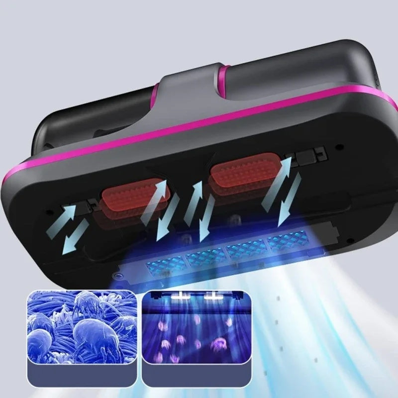 Aspirateur à matelas UV-C rechargeable