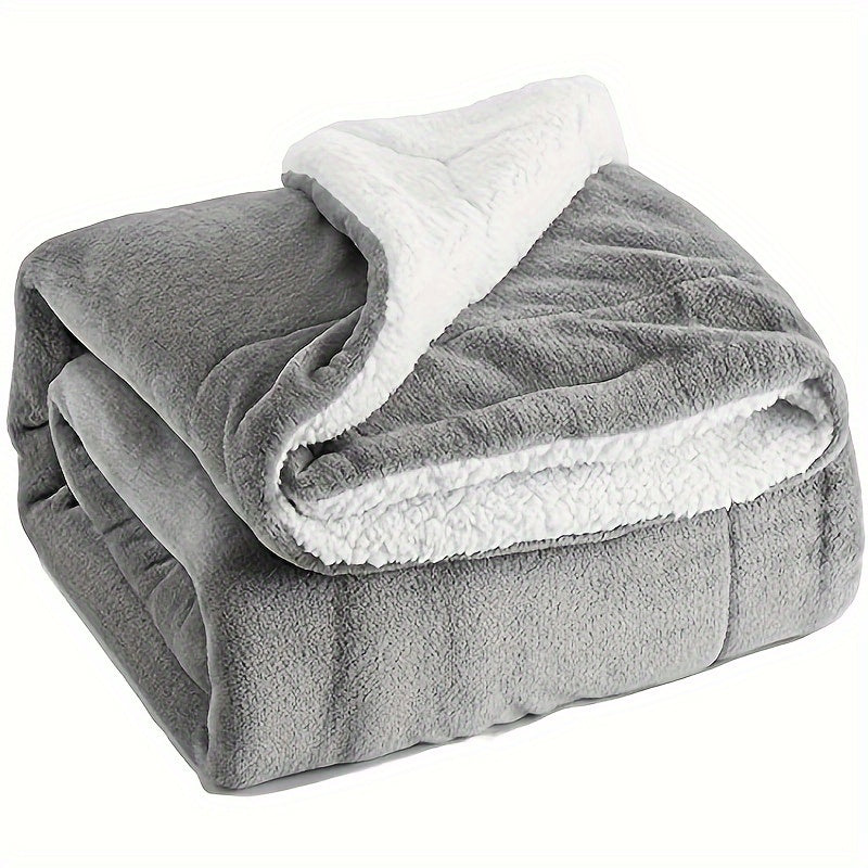 Couverture en Fleece Sherpa Chic pour un Confort Optimal
