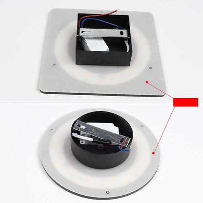 Orr - Modernes Minimalismus LED Appliques Noires Métal