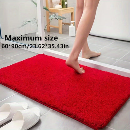 Floroux - Tapis de bain doux, épais et très absorbant