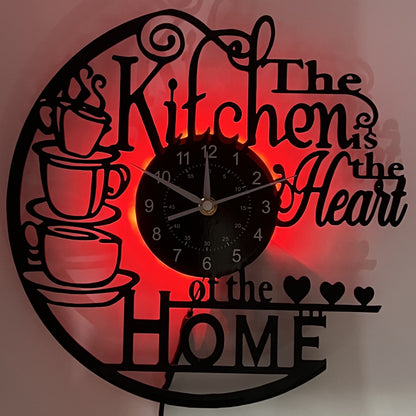 Horloge murale Floroux - Horloge silencieuse pour salon, chambre et cuisine