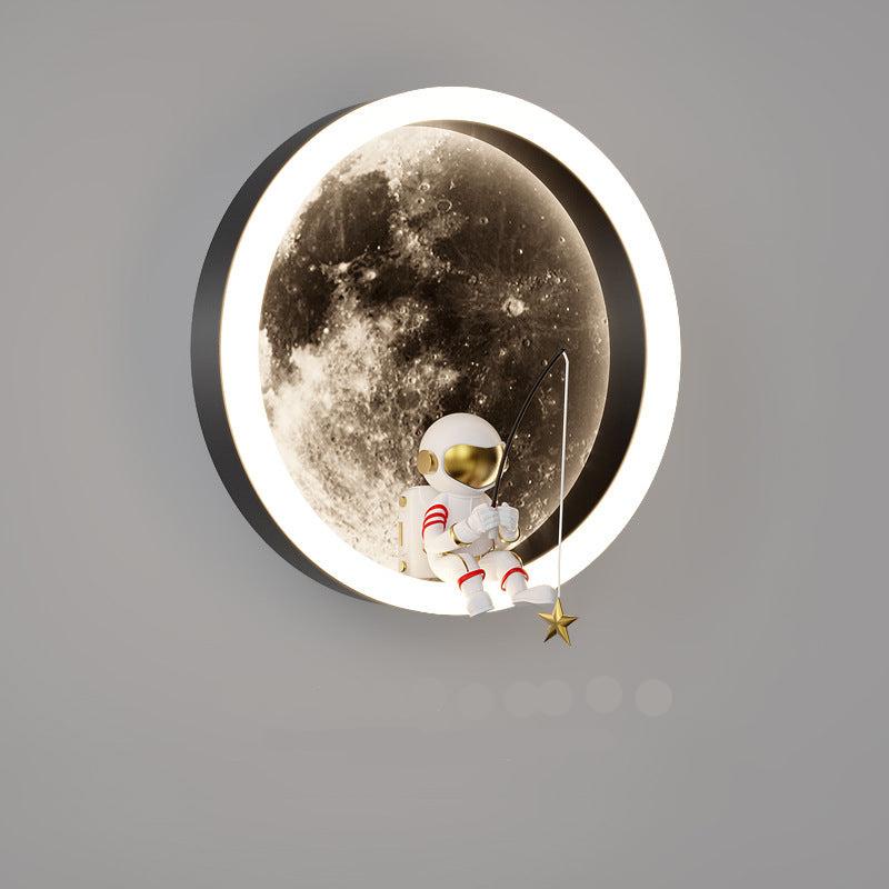 Floroux - Cool Astronaute Lune Applique pour chaque pièce