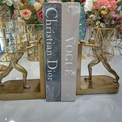 2Pcs Supports de Livres Créatifs Décor