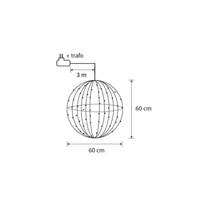 LILLASO Boule de Lumière de Noël