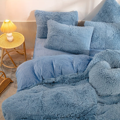 Ensemble de housse de couette en velours luxueux pour un confort ultime