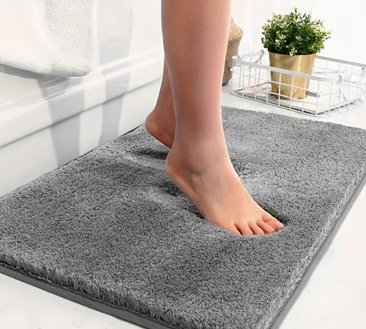 Floroux - Tapis de bain doux, épais et très absorbant