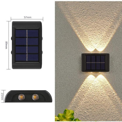 Floroux - Applique solaire LED étanche pour votre extérieur