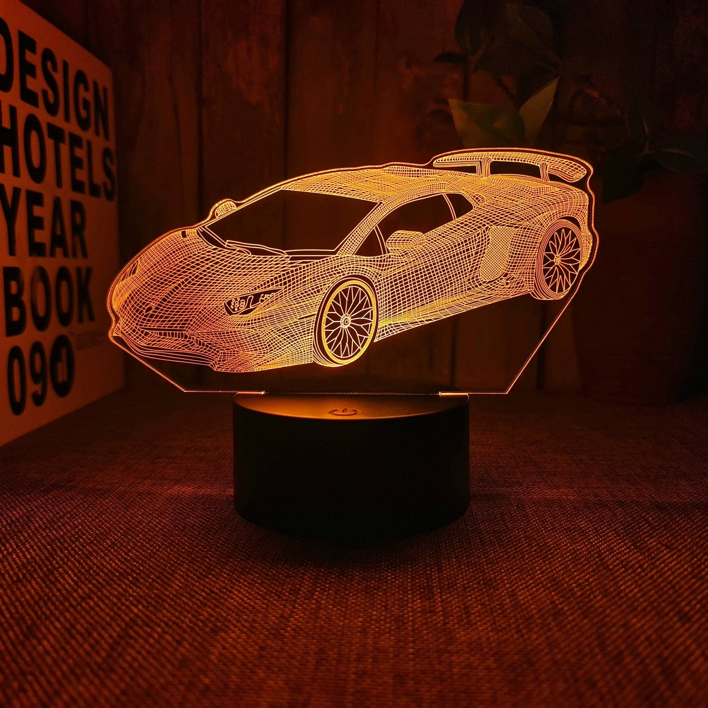 AutoLamp – Éclairage de nuit de voiture de sport 3D avec USB