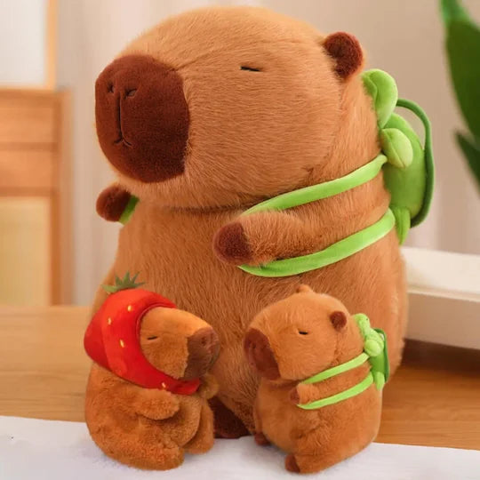 Floroux Capybara - Jouet en peluche doux pour un plaisir de câlins sans fin