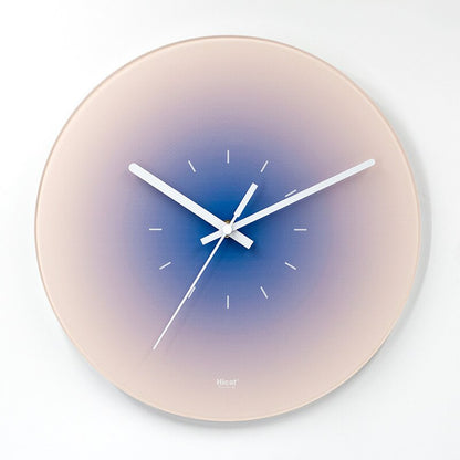 Floroux Horloge murale en verre