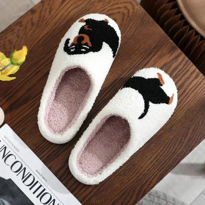 Floroux Chaussons pour Dachshund | Doux & Chaud | Design Amusant | Parfait pour la Maison