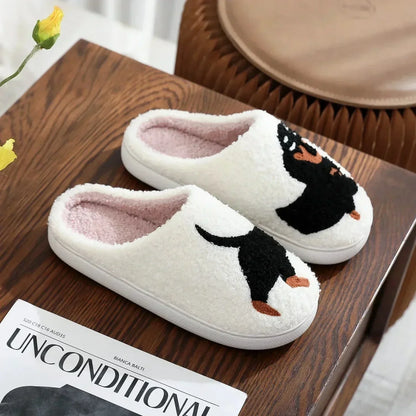 Floroux Chaussons pour Dachshund | Doux & Chaud | Design Amusant | Parfait pour la Maison