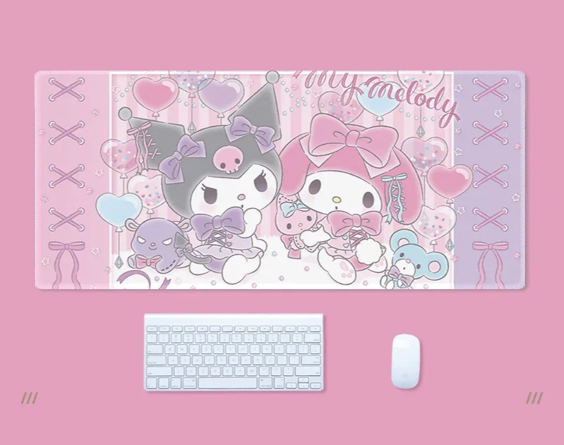 Cinnamoroll Kuromi Tapis de bureau