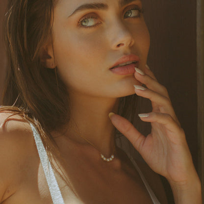 Collier Élégant Celina avec Perles de Cultura Luxueuses