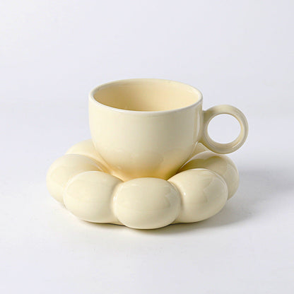 Floroux Ensemble de tasses et sous-tasses Floral