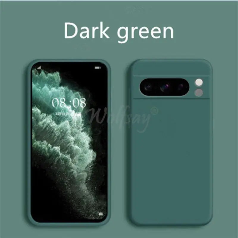 Coque de protection en silicone de luxe anti-choc pour Google Pixel 8 Pro 8A 7A 7 6A 6 Pro Couverture TPU