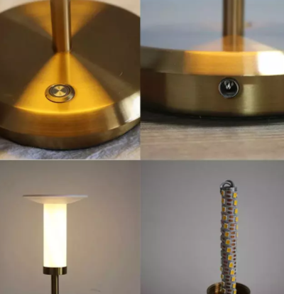 Floroux - Lampe de table LED sans fil rechargeable pour élégance et fonctionnalité