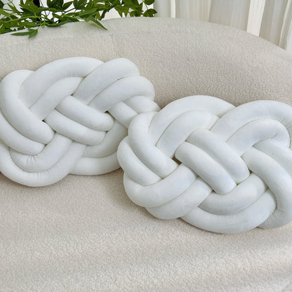 Coussin Bouton Floroux - Coussin Doux en Peluche, Coussin Décoratif pour Lit, Canapé et Salon