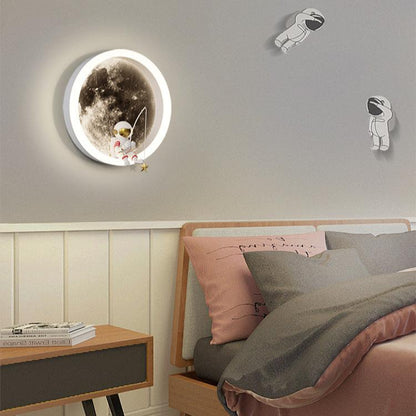 Floroux - Cool Astronaute Lune Applique pour chaque pièce