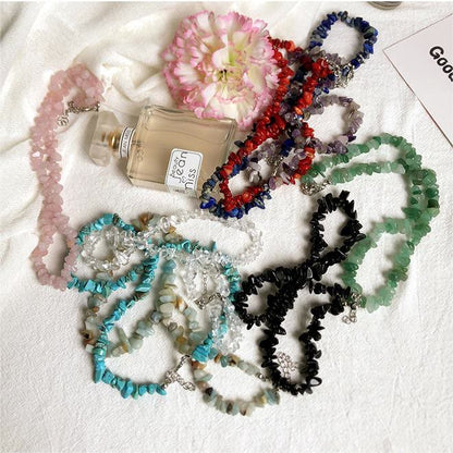 Collier en Cristal Poli Élégant - Lina