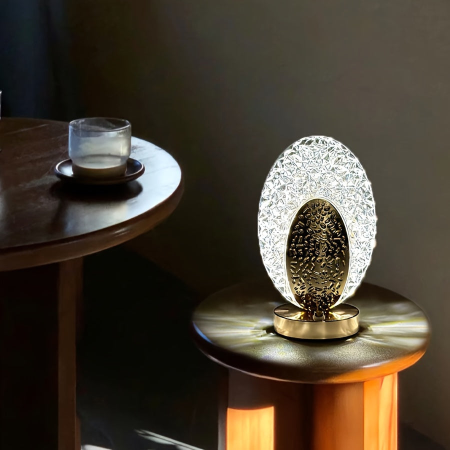 FeatherLamp - Lampe de table USB à toucher avec un design unique en plumes