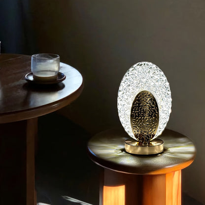 FeatherLamp - Lampe de table USB à toucher avec un design unique en plumes