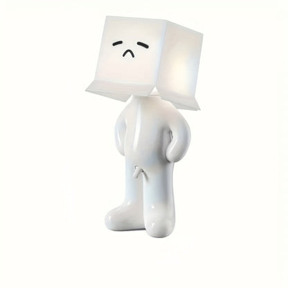 CartoonGlow Lampe - Lampe de table USB avec LED et contrôle par bouton