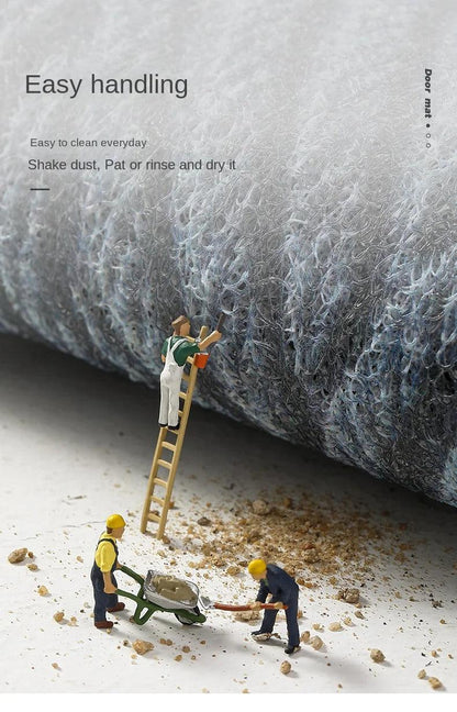 Floroux Entrée Antidérapante Moderne en PVC – Style Nordique et Élimination de Sable