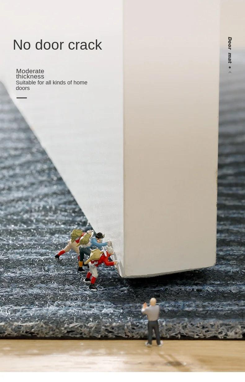 Floroux Entrée Antidérapante Moderne en PVC – Style Nordique et Élimination de Sable