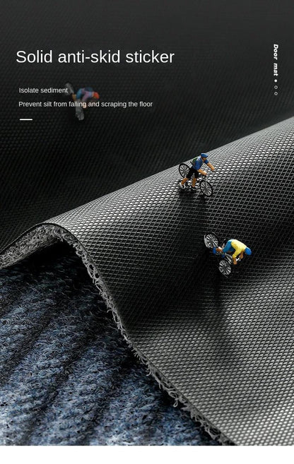 Floroux Entrée Antidérapante Moderne en PVC – Style Nordique et Élimination de Sable