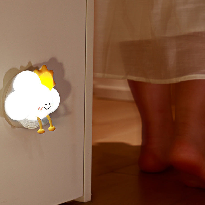 Lampe de nuit LED nuage royal en silicone squishy - Cadeau parfait pour les enfants et les filles