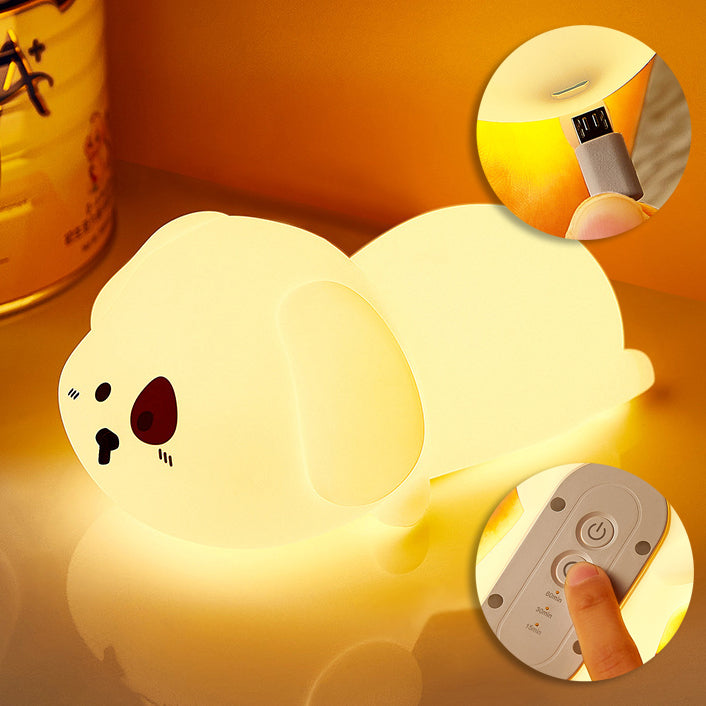 Charming veilleuse LED en silicone souple, meilleur cadeau pour les bébés et les filles