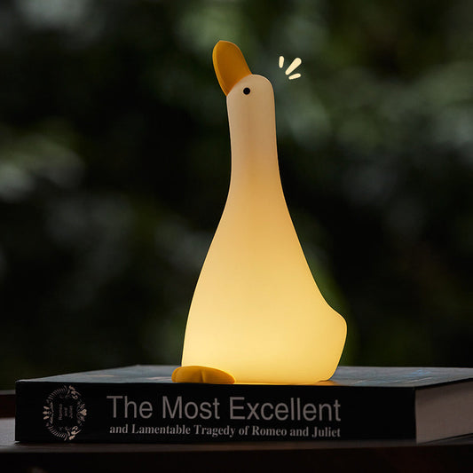 Lampe de nuit LED Goéland en silicone squishy - Cadeau parfait pour les enfants et les filles