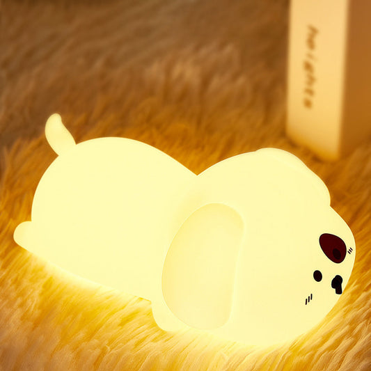 Charming veilleuse LED en silicone souple, meilleur cadeau pour les bébés et les filles