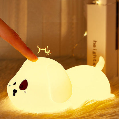 Charming veilleuse LED en silicone souple, meilleur cadeau pour les bébés et les filles