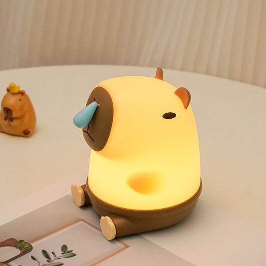 Snotty Capybara LED Veilleuse - Cadeau parfait pour les enfants et les filles