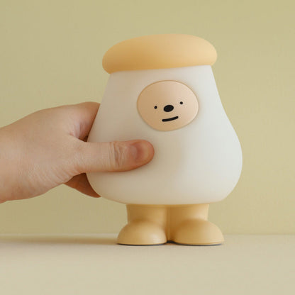 Lampe de nuit LED en silicone squishy champignon à grosse tête - Cadeau parfait pour les enfants et les filles
