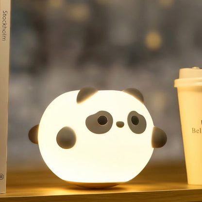 Squishy Silicone Wobble Panda LED Night Light - Cadeau parfait pour les enfants et les filles