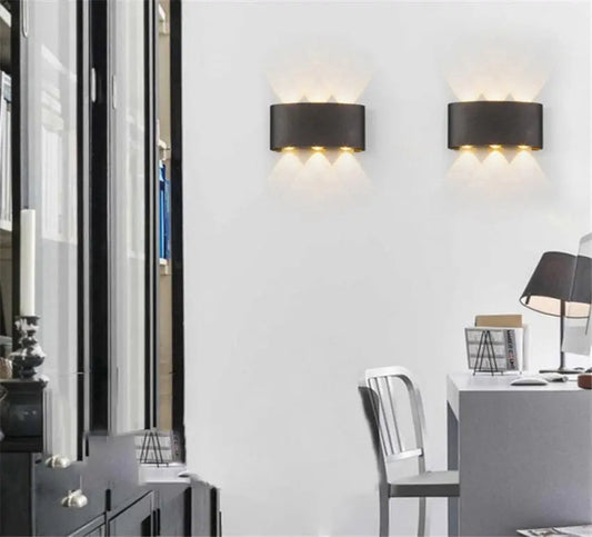 LumiFlex - Lampe Murale LED Moderne Étanche pour Intérieur et Extérieur