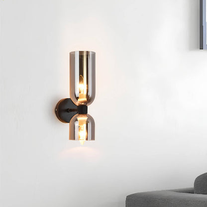 Floroux - Applique murale double couche élégante pour espaces de vie contemporains